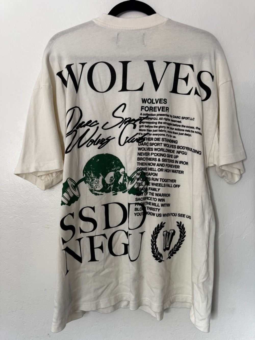 dark sport wolves shirt